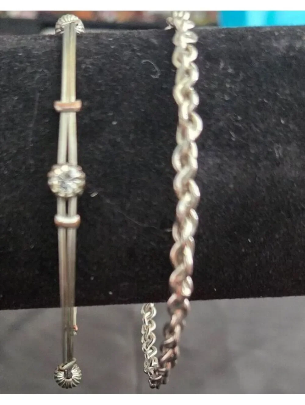 189. Two Silver Bangles